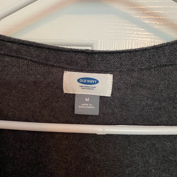 📣Last Chance📣Charcoal Gray Old Navy Long Sweater - Picture 2 of 5